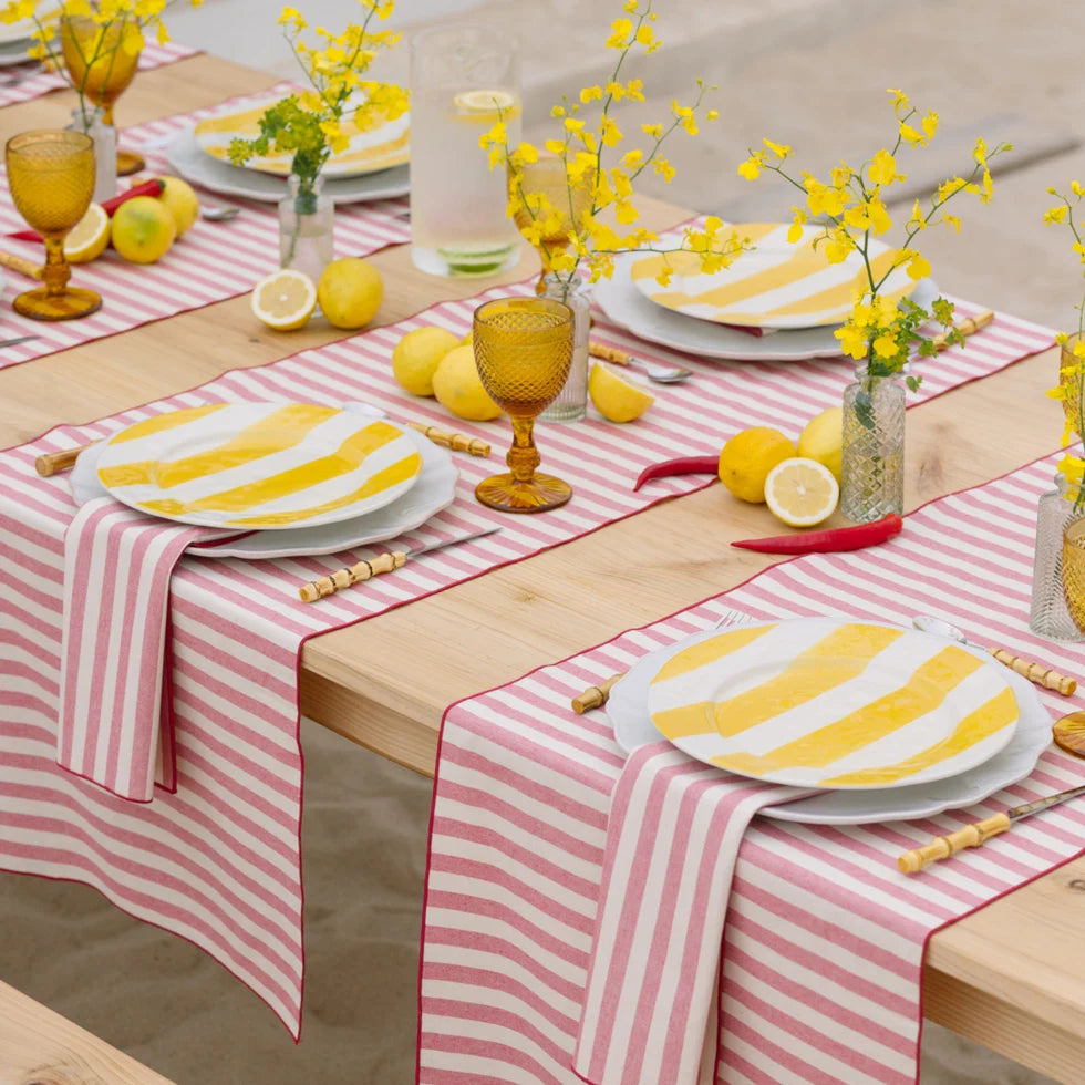 Torres Novas Barra Tablecloth - Red