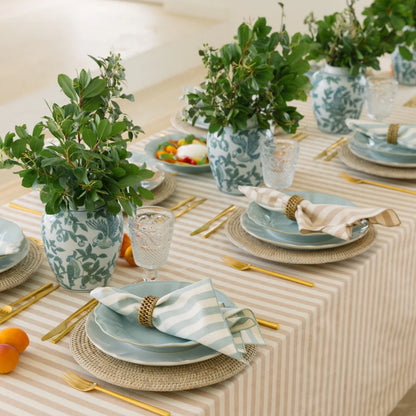 Torres Novas Barra Tablecloth - Beige