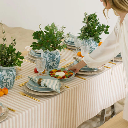 Torres Novas Barra Tablecloth - Beige