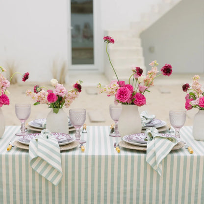 Torres Novas Barra Tablecloth - Green