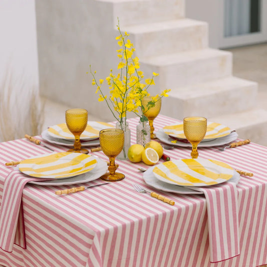 Torres Novas Barra Tablecloth - Red