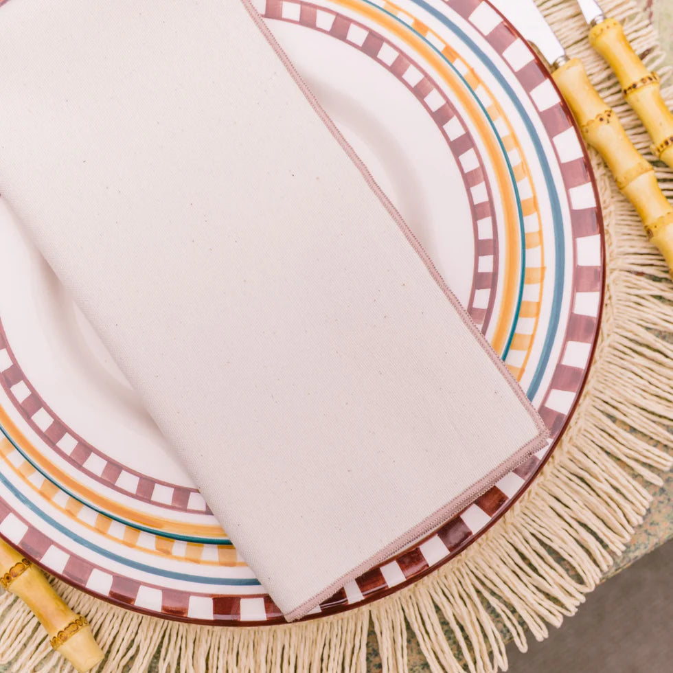 Torres Novas Nazaré Ecru Napkins (Pack of 2) - Beige