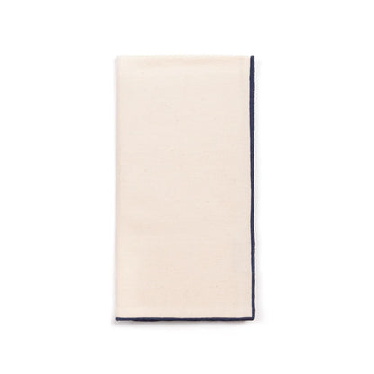 Torres Novas Nazaré Ecru Napkins (Pack of 2) - Blue