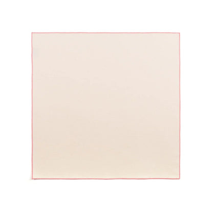 Torres Novas Nazaré Ecru Napkins (Pack of 2) - Pink