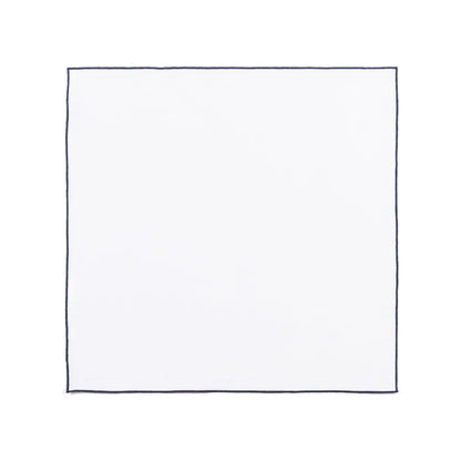 Torres Novas Nazaré White Napkins (Pack of 2) - Blue