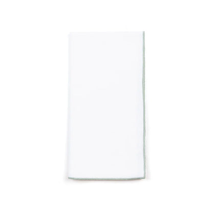 Torres Novas Nazaré White Napkins (Pack of 2) - Green