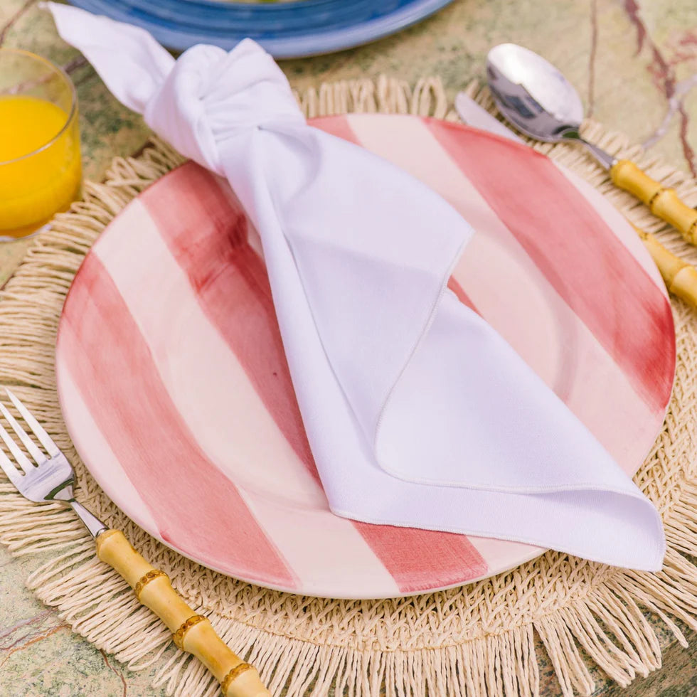 Torres Novas Nazaré White Napkins (Pack of 2) - White