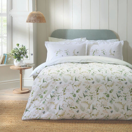 Sophie Allport Wild Floral Duvet Cover Set - Green