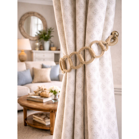 Laura Ashley Ardal Rope Tiebacks (Pair) - Jute