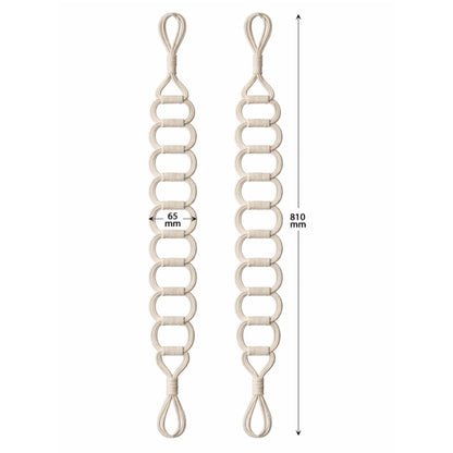 Laura Ashley Ardal Rope Tiebacks (Pair) - Cotton